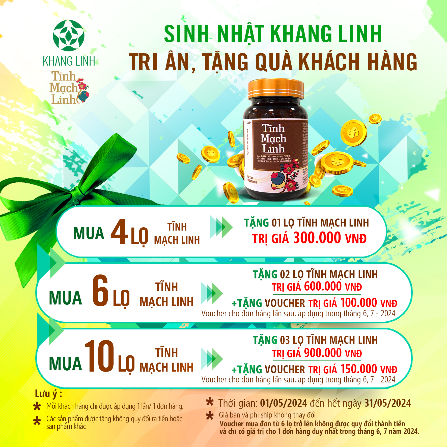Chương trình tri ân, tặng quà khách hàng nhân dịp sinh nhật Khang Linh